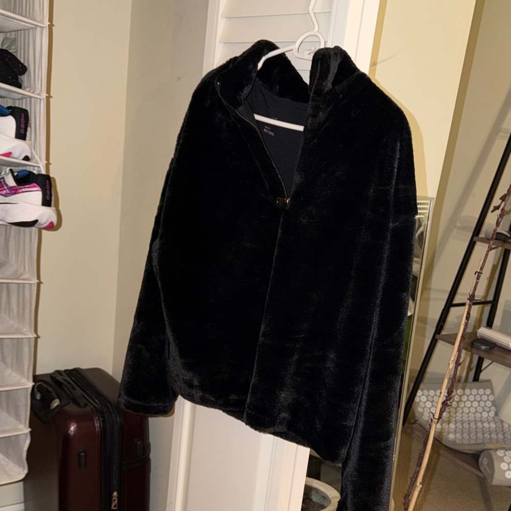a new day Black Teddy Jacket